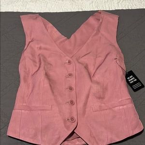 Express sleeveless blazer